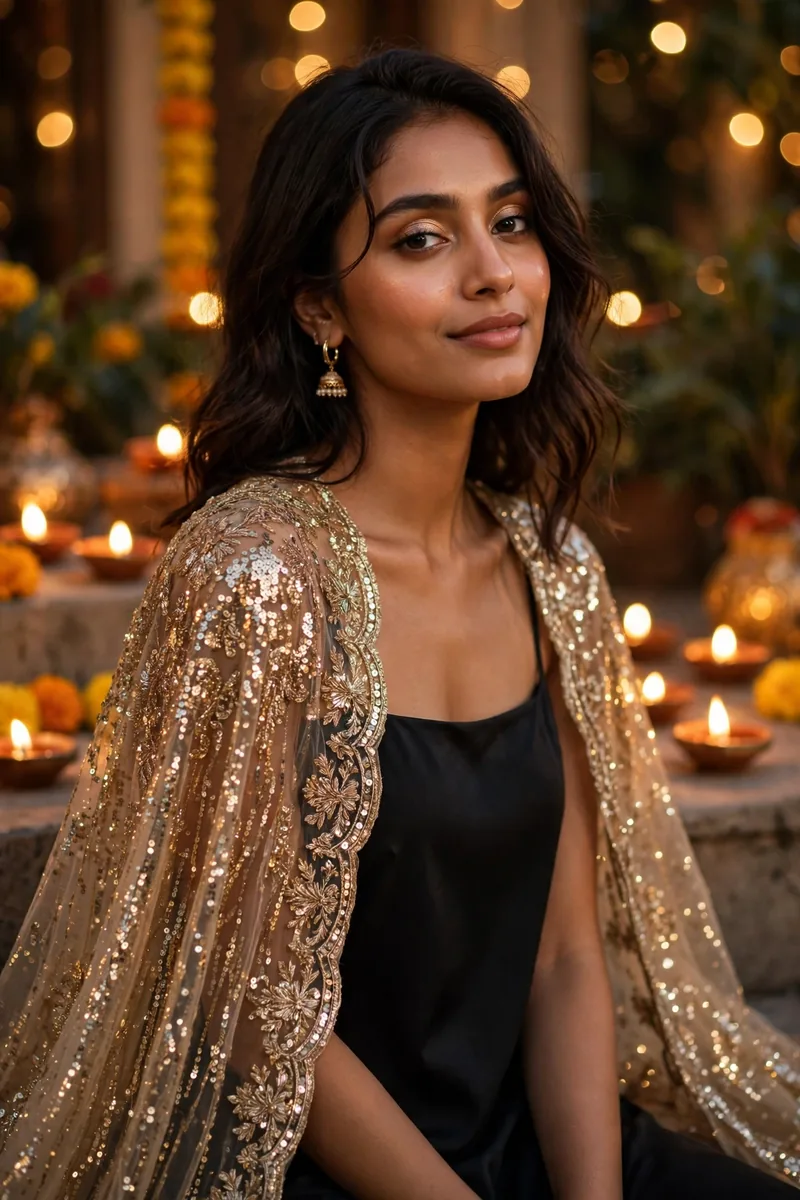 Cape Set β Diwali festive look