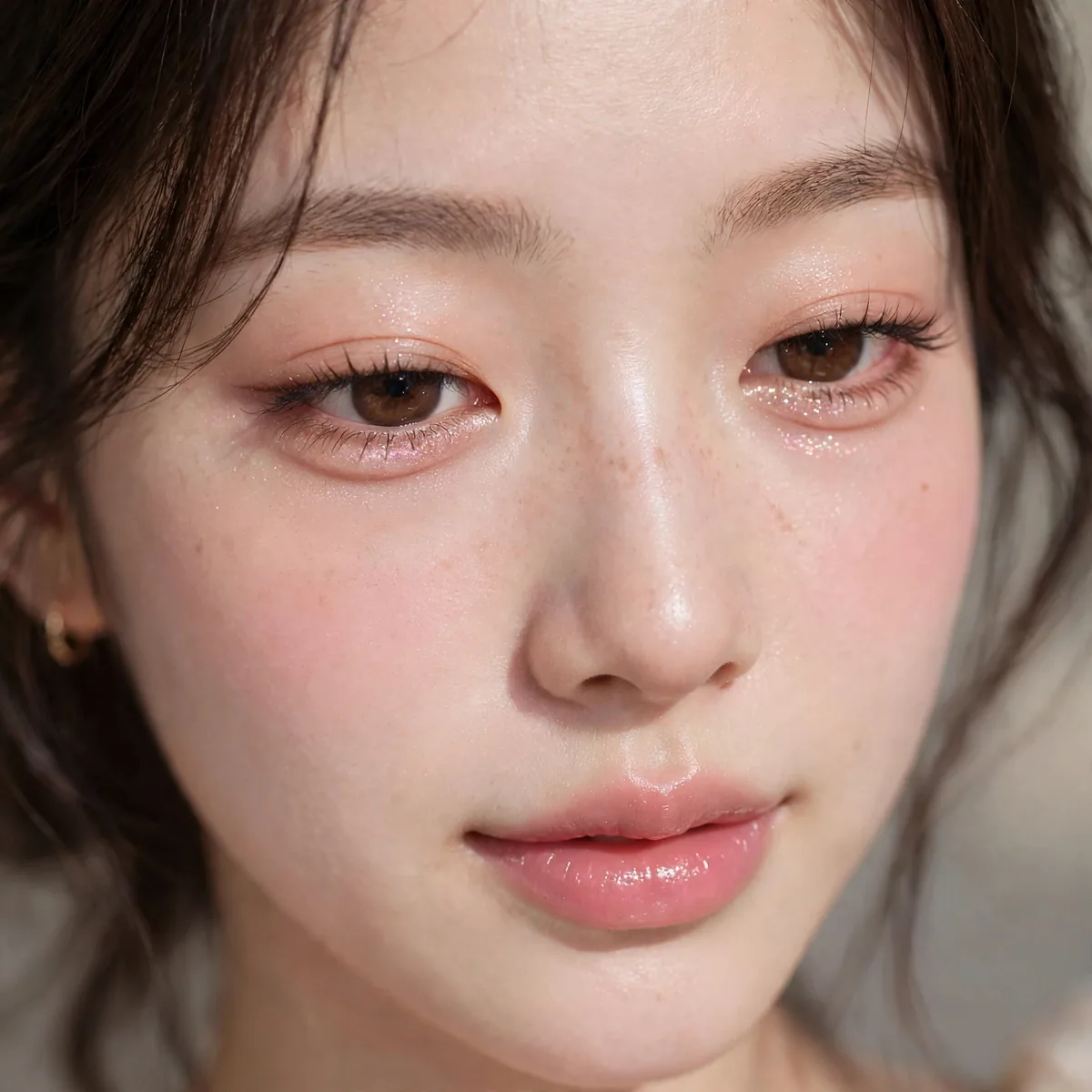 Aegyo-sal under-eye douyin makeup