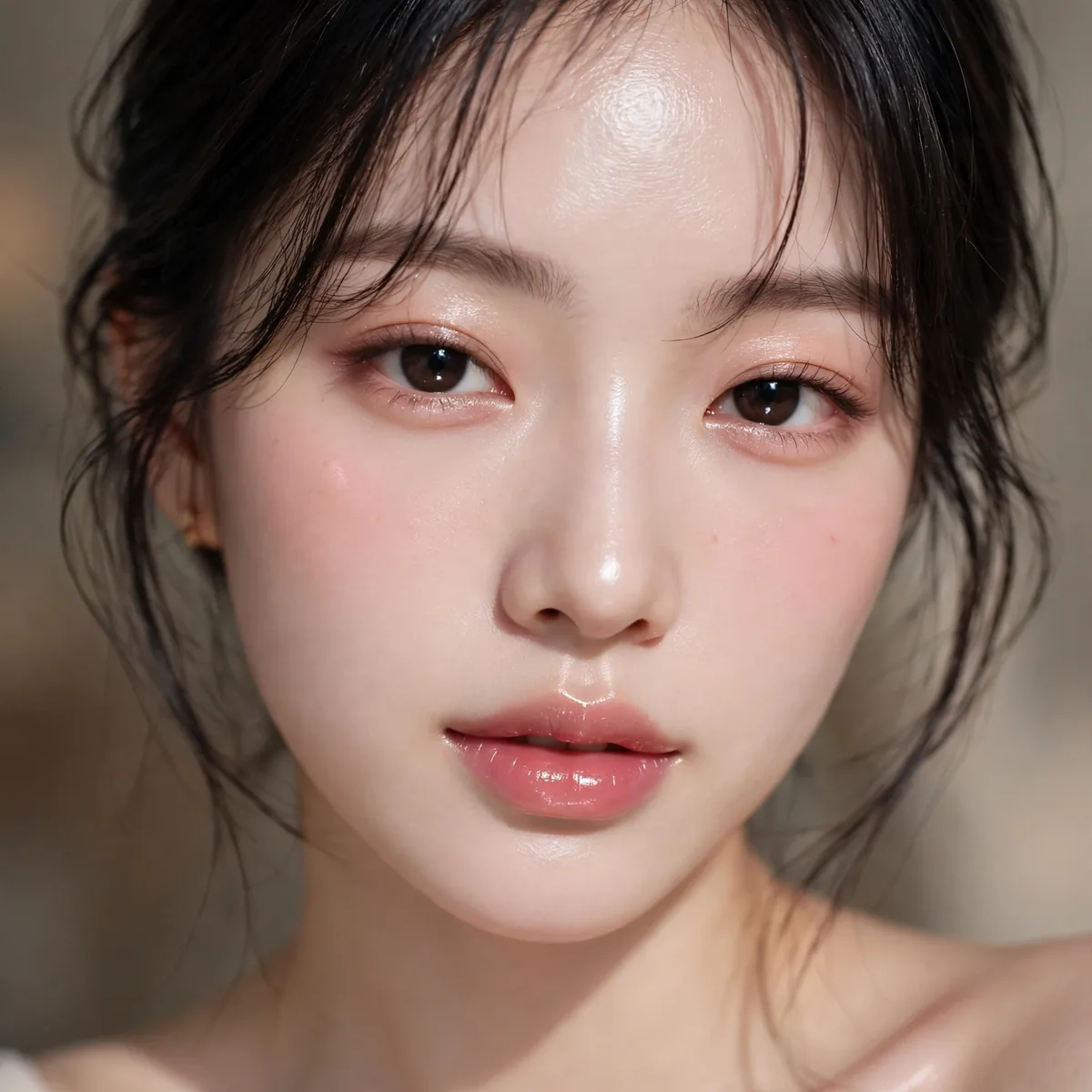 Porcelain glass skin douyin base
