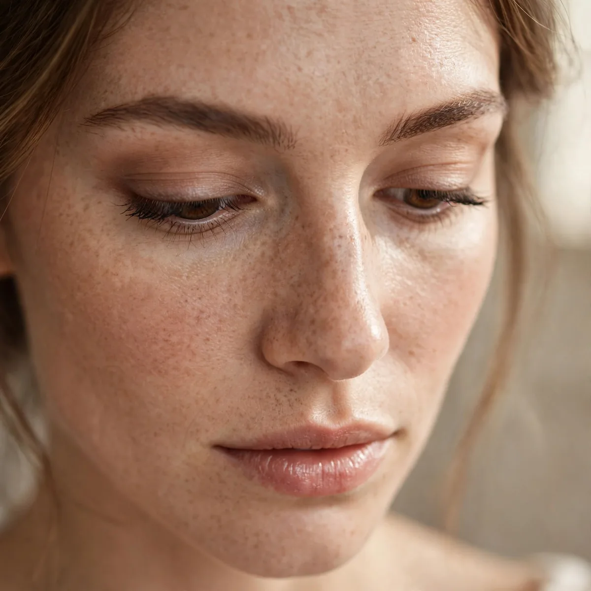 Light lower lash mascara downturned eyes