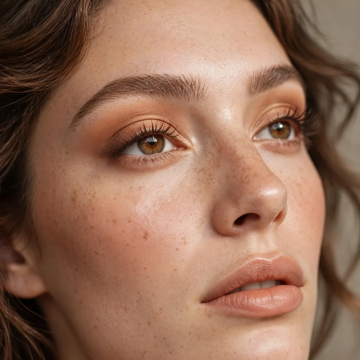 Warm transition shade lifting eyes