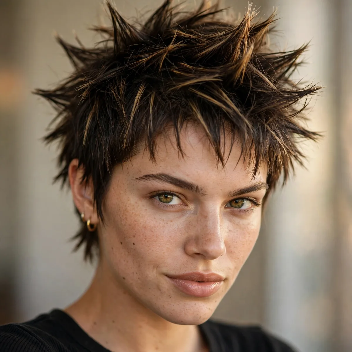 Spiky pixie with attitude
