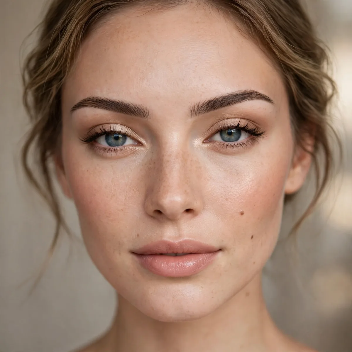 Thin refined eyebrow shape