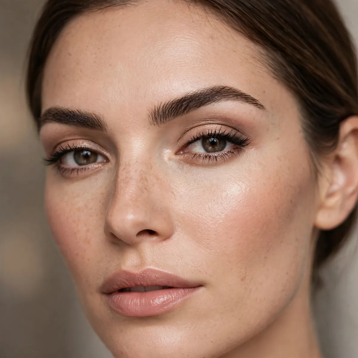 Eyebrow shape for diamond face