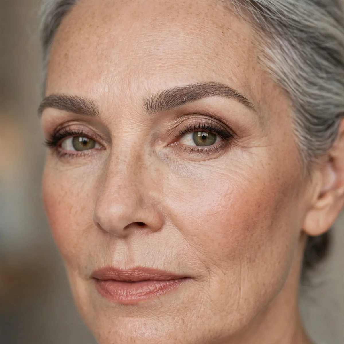 Eyebrow shape adjustments for aging
