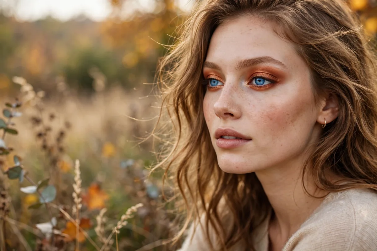 20 Fall Makeup Ideas for Blue Eyes That Make Them Pop