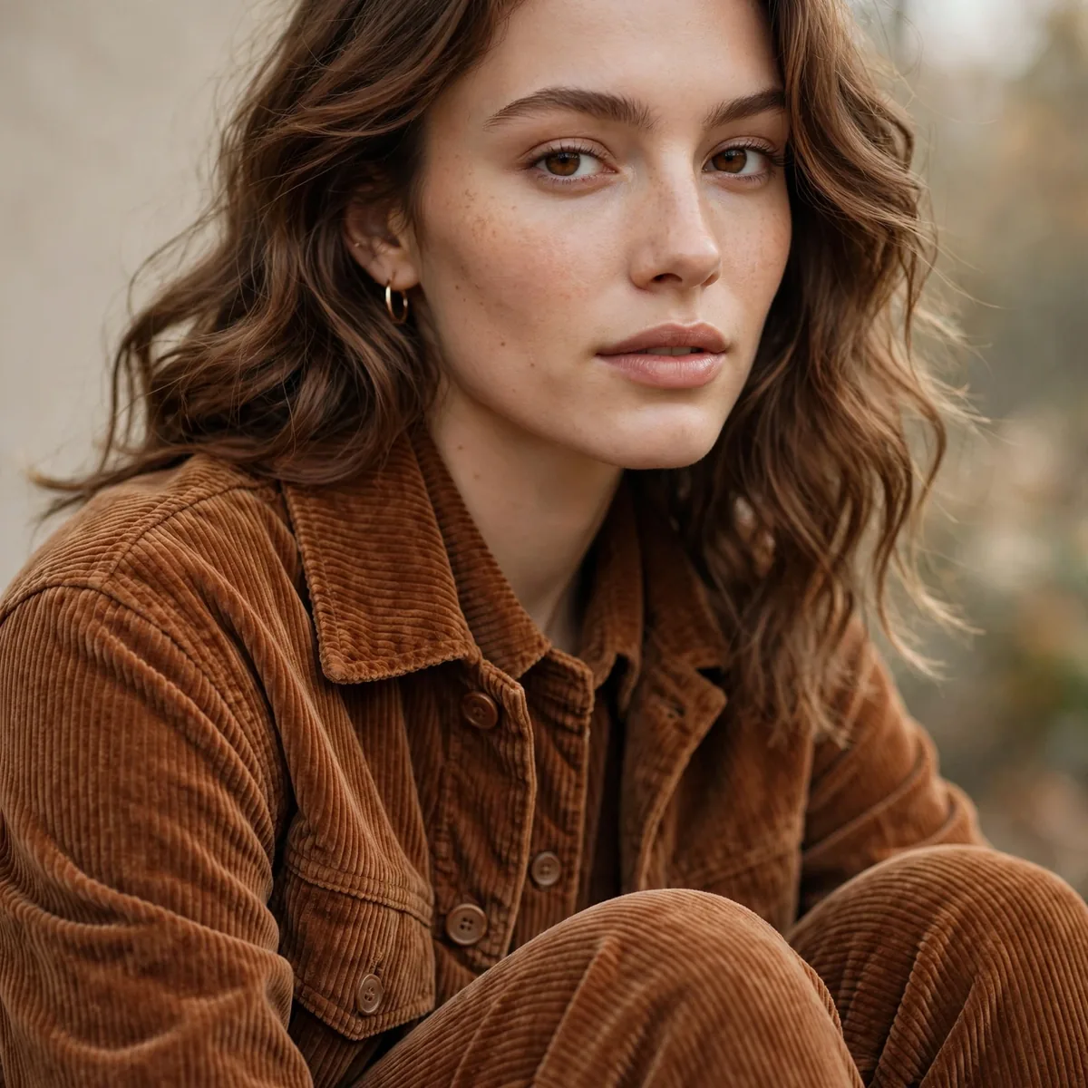 Corduroy pants fall outfit
