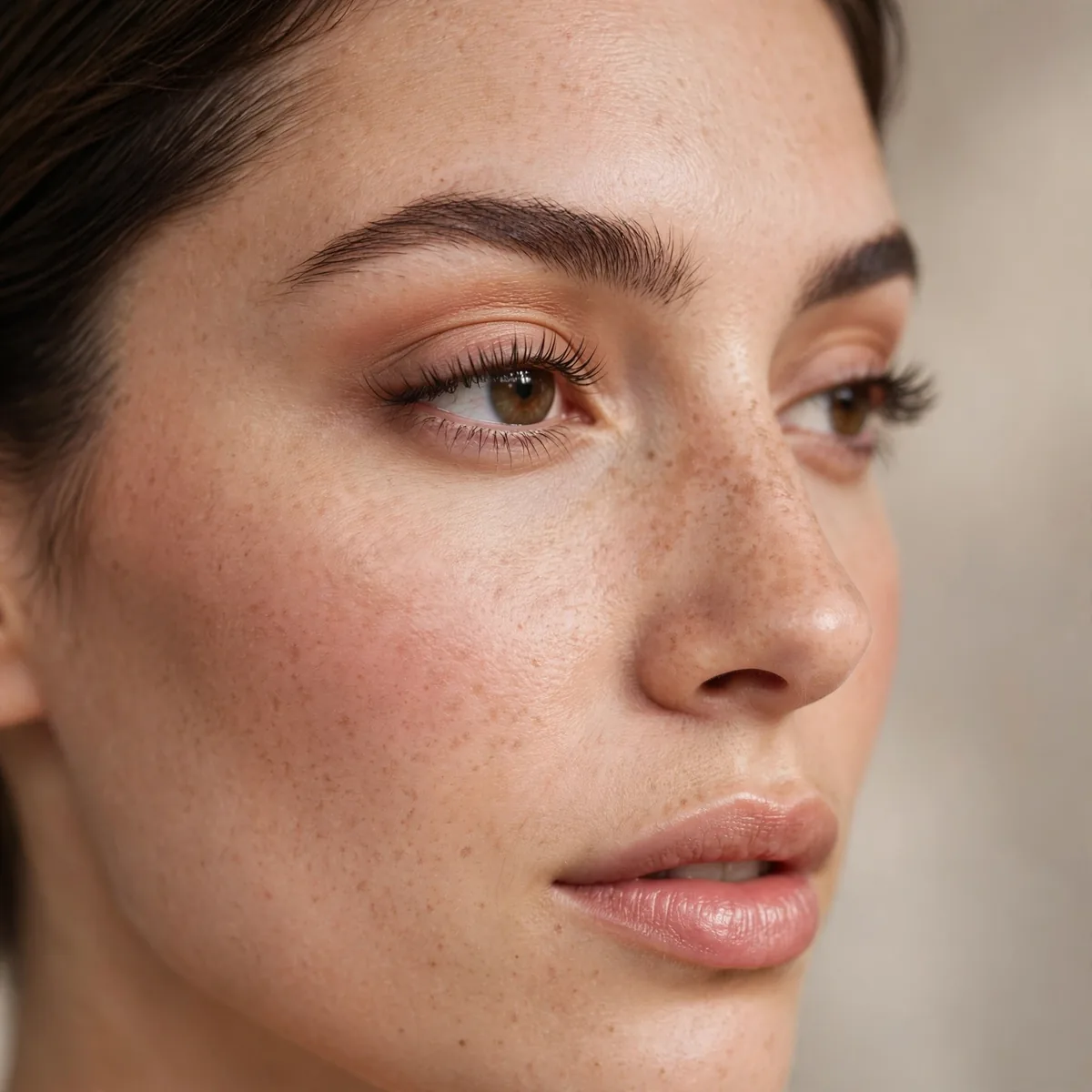 Short length natural false lashes