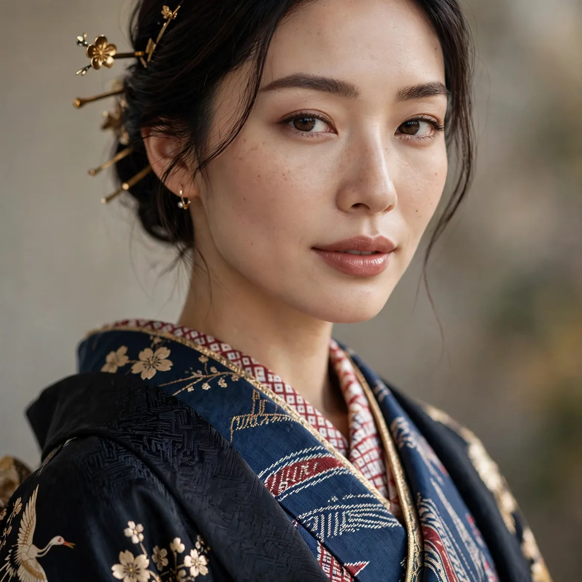 Kimono over festival outfit