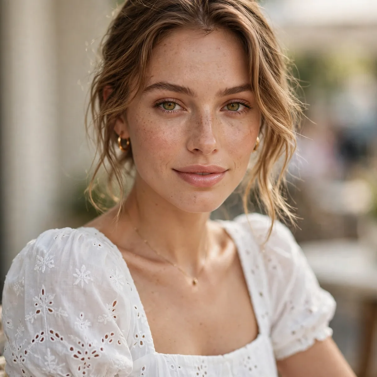 White mini dress for daytime date