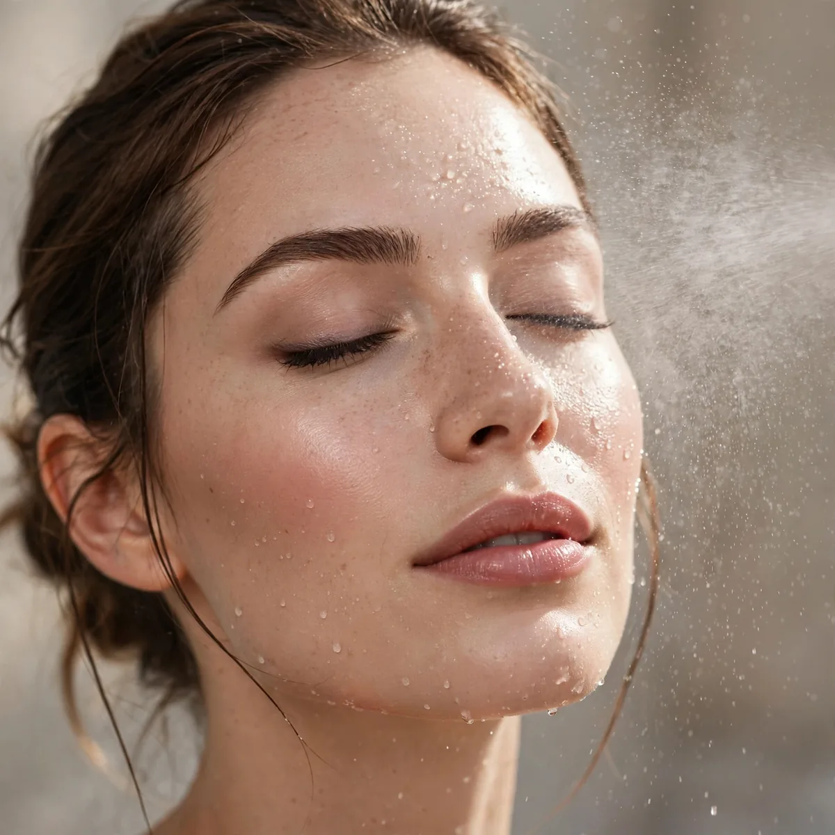 Midday facial mist refresh