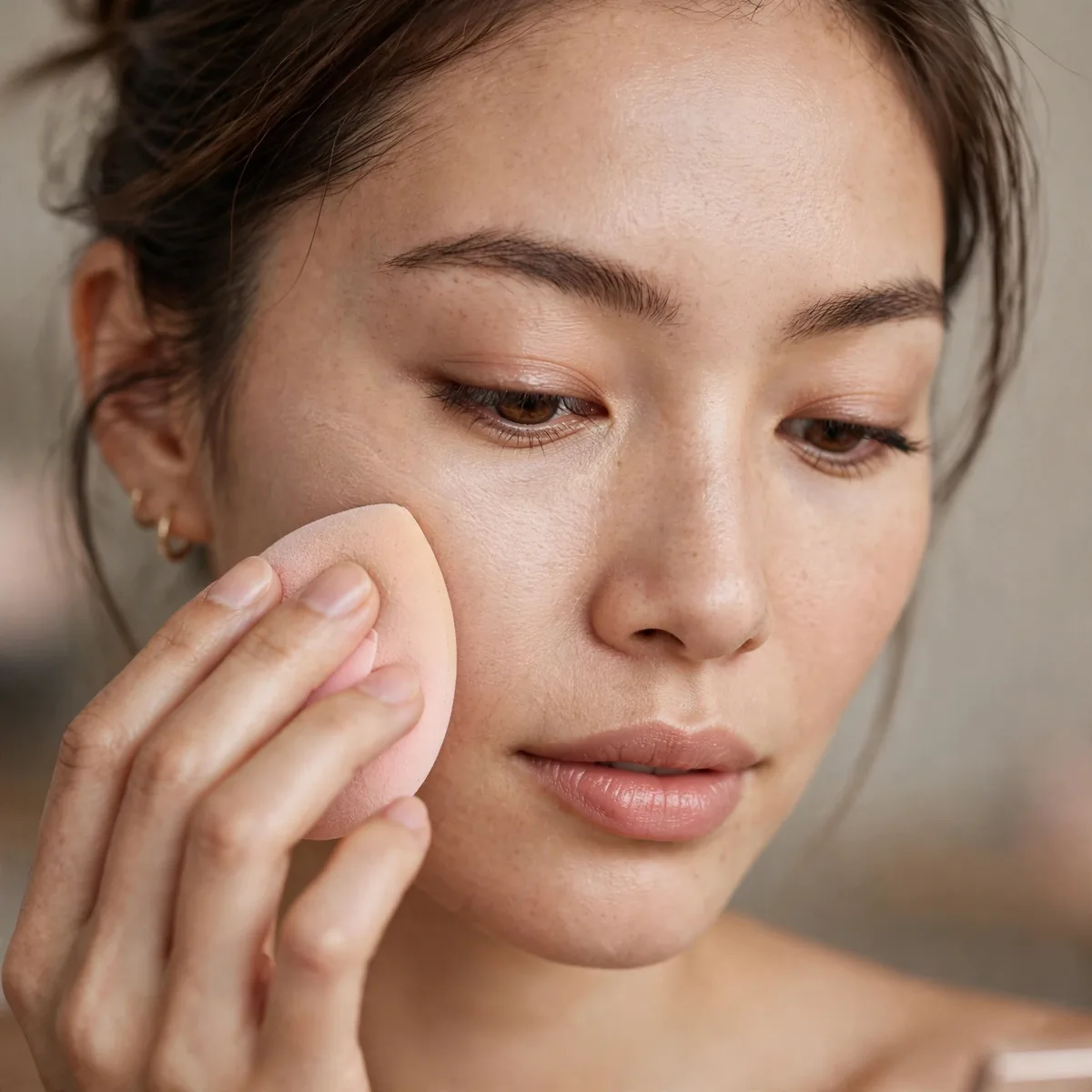 Patting foundation not dragging