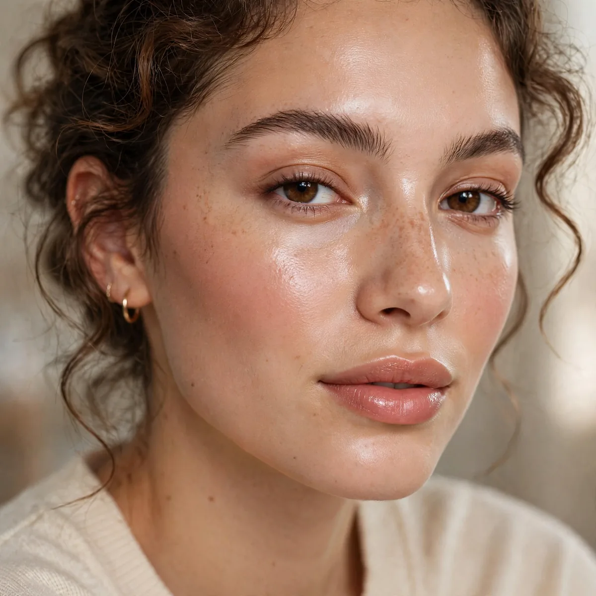 Maintaining dewy foundation all day