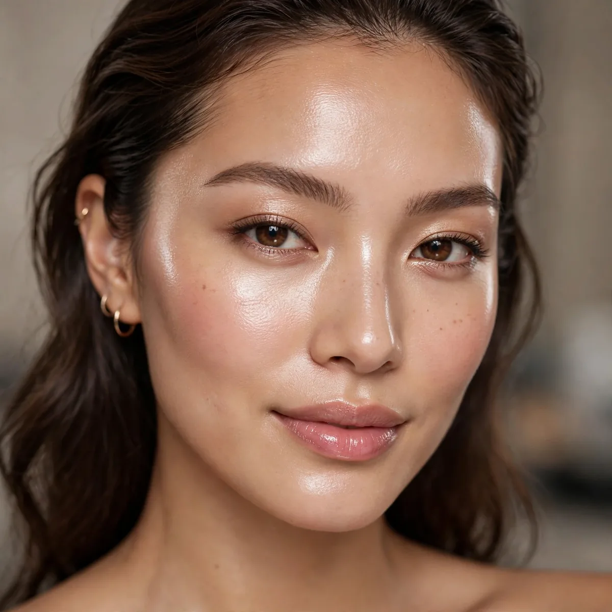 Confident glass skin glow