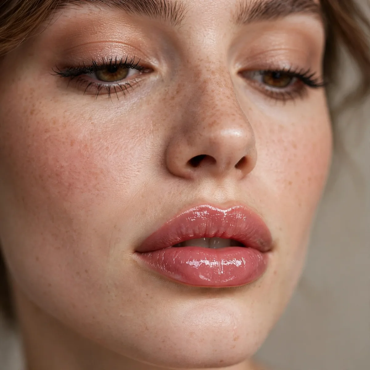 Plumping gloss lip effect