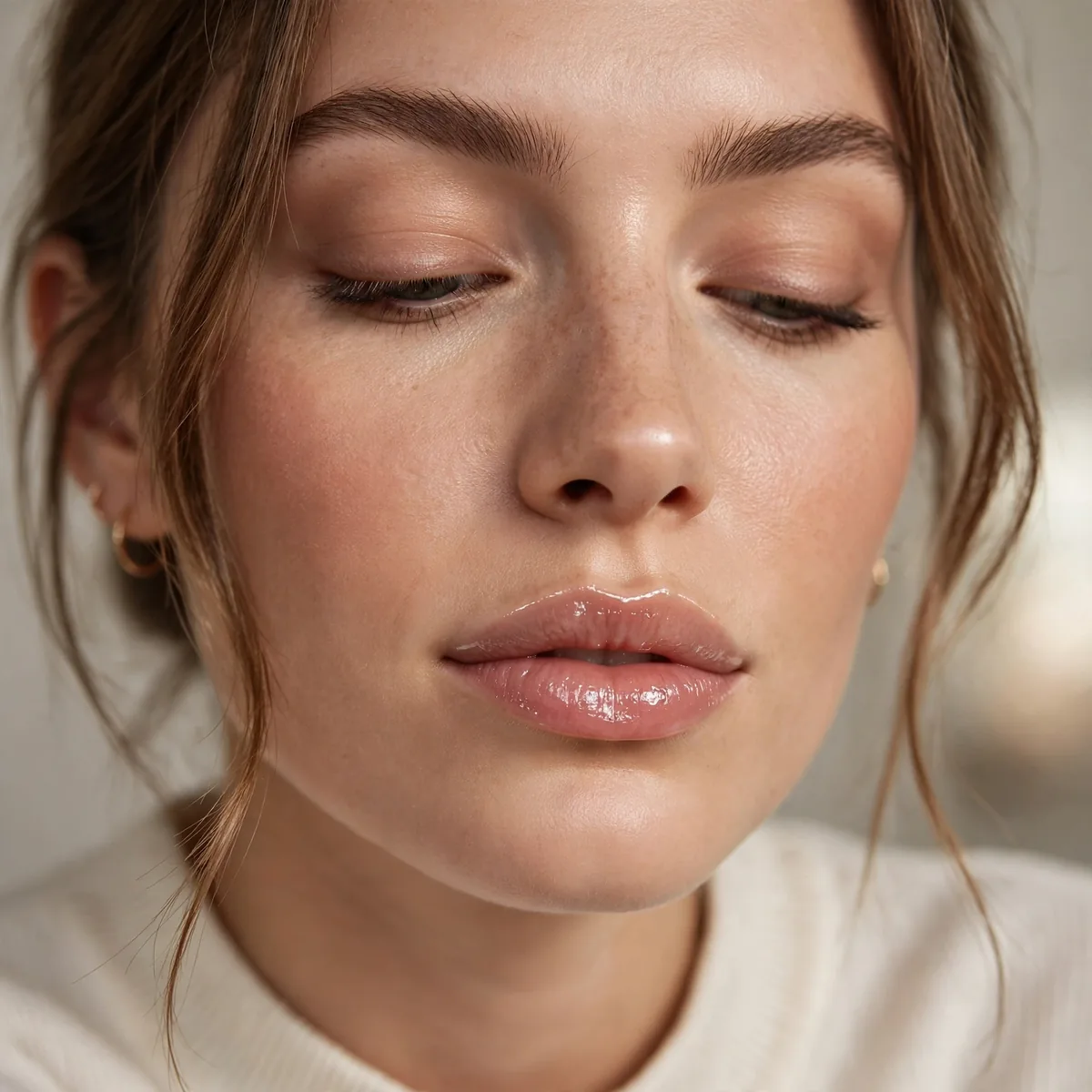 Overnight lip prep for gloss
