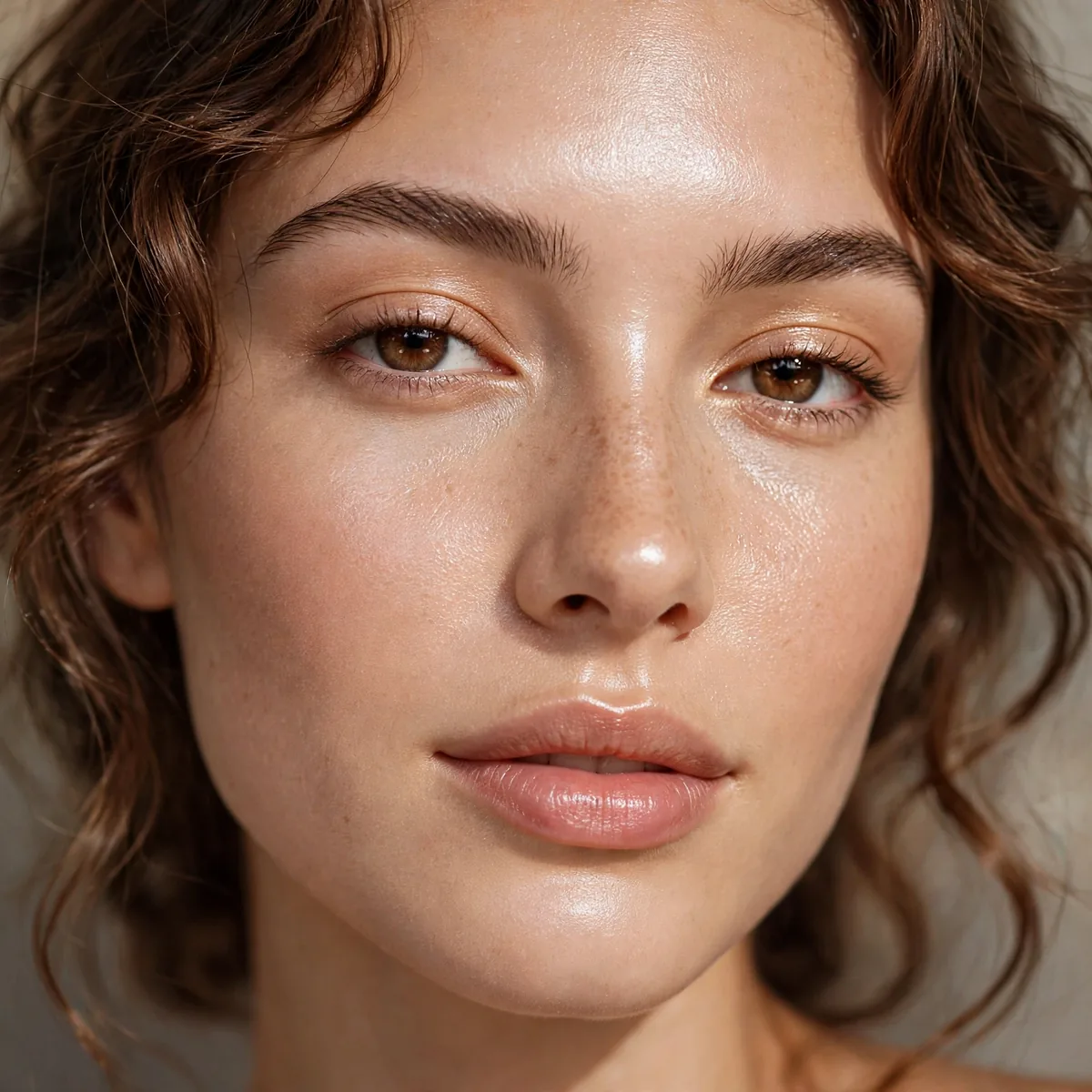 Facial oil mixed with foundation