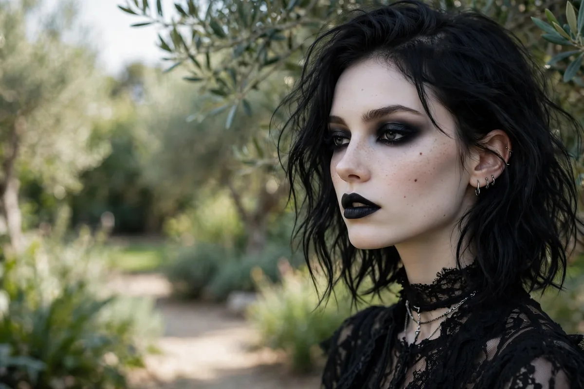 20 Goth Makeup Ideas for Dark Souls That Channel Dark Elegance