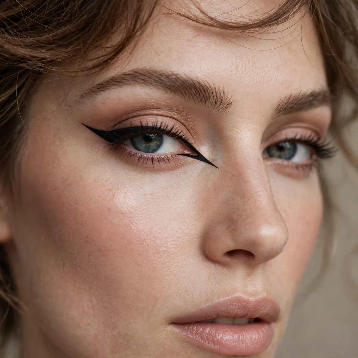 Extended inner corner eyeliner