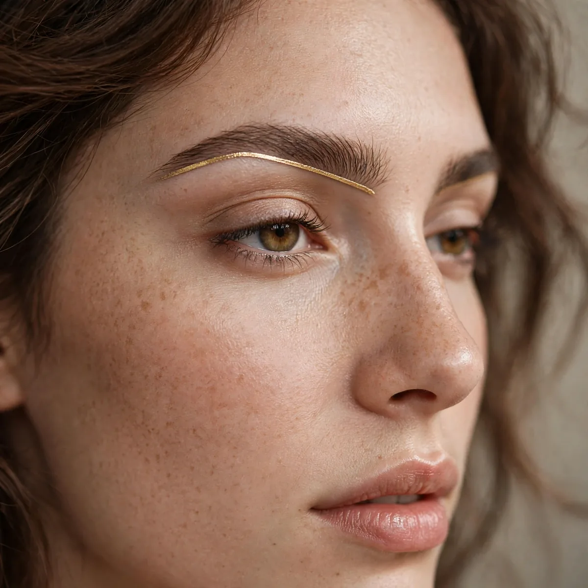 Brow bone graphic liner