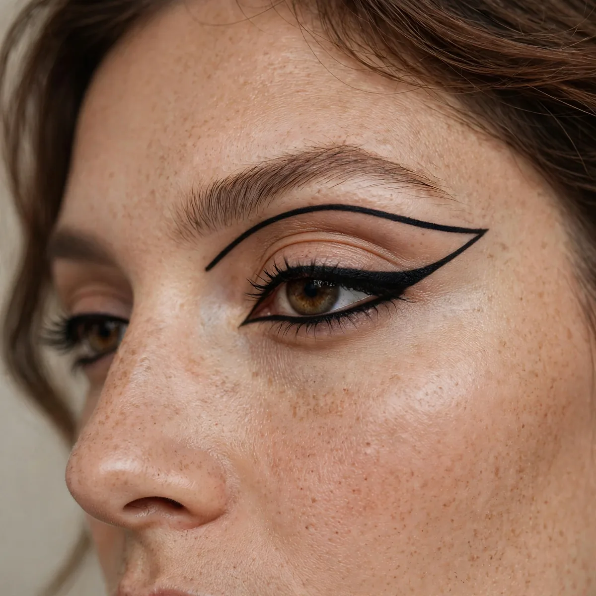 Full eye frame graphic liner