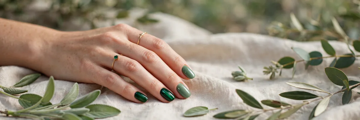 18 Green Nail Ideas for an Unexpected Pop