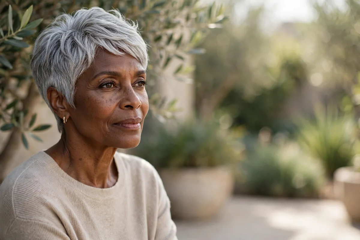 20 Hairstyles for Older Black Women With Gray Hair That Radiate Elegance