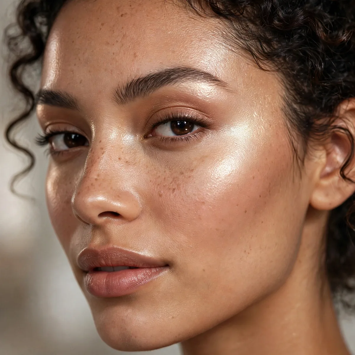 Highlighter on temples
