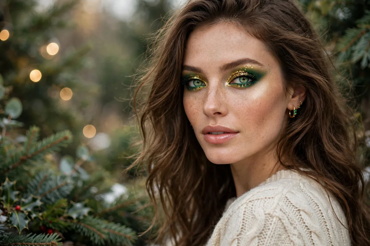 20 Holiday Makeup Looks for Green Eyes That Turn Heads All Season