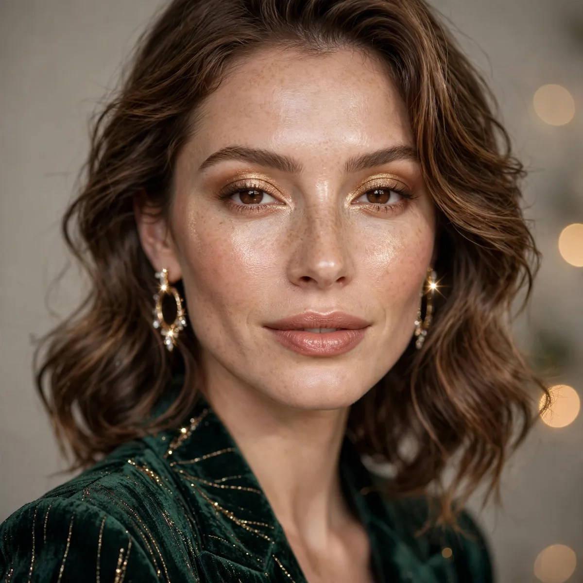 Radiant holiday party look