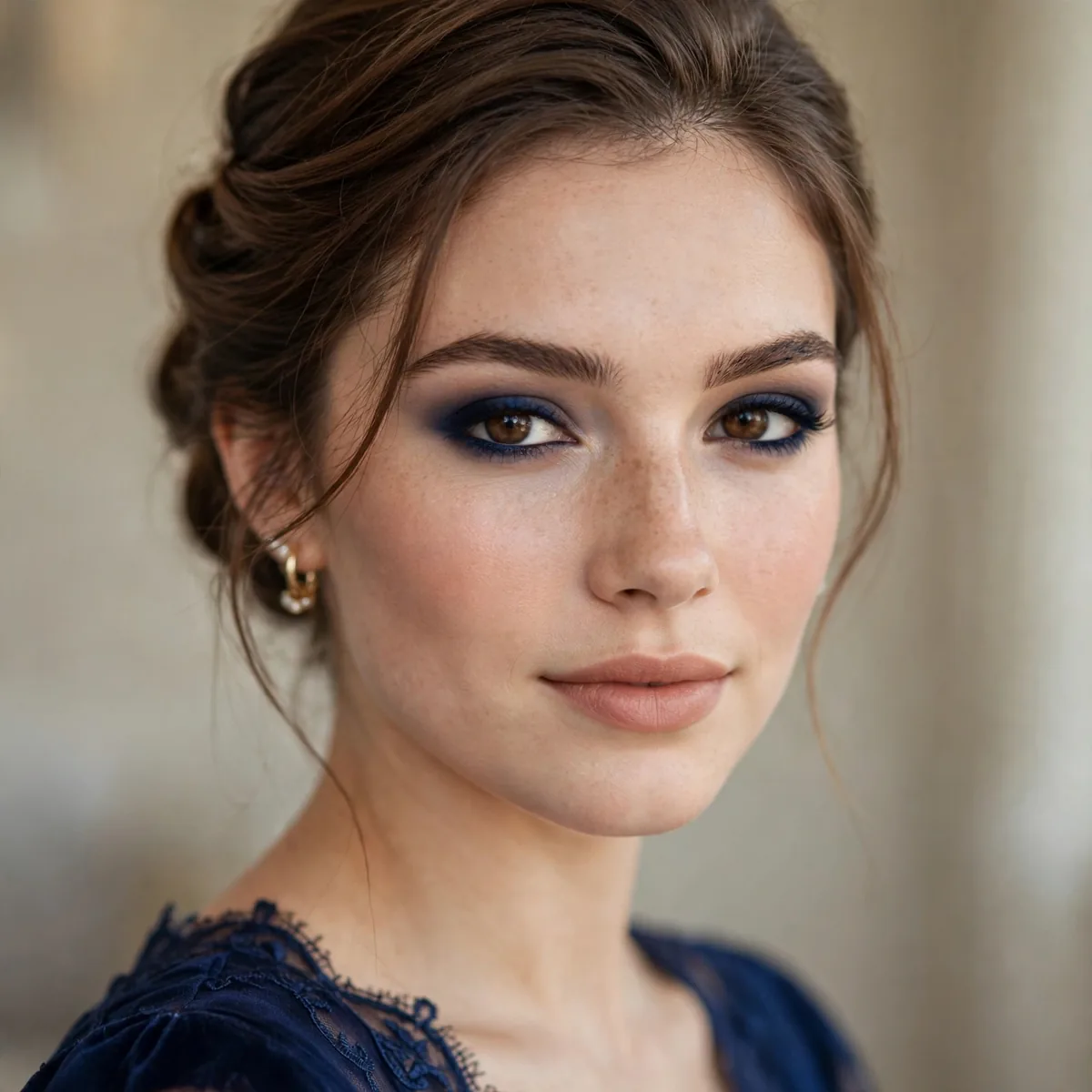 Makeup matching homecoming dress color