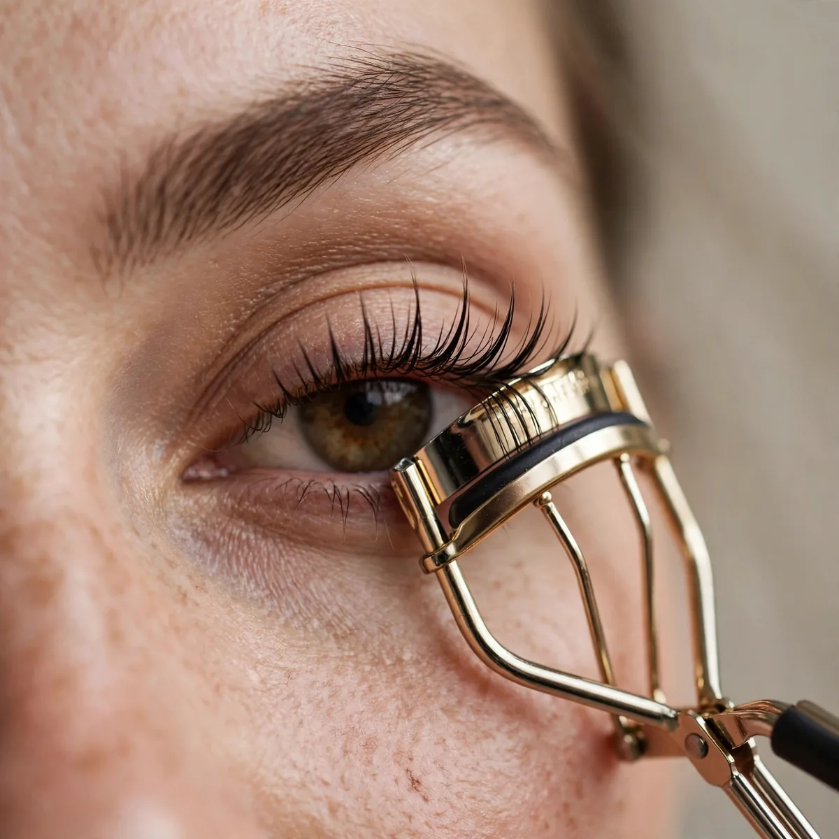 Curling lashes for hooded eyes
