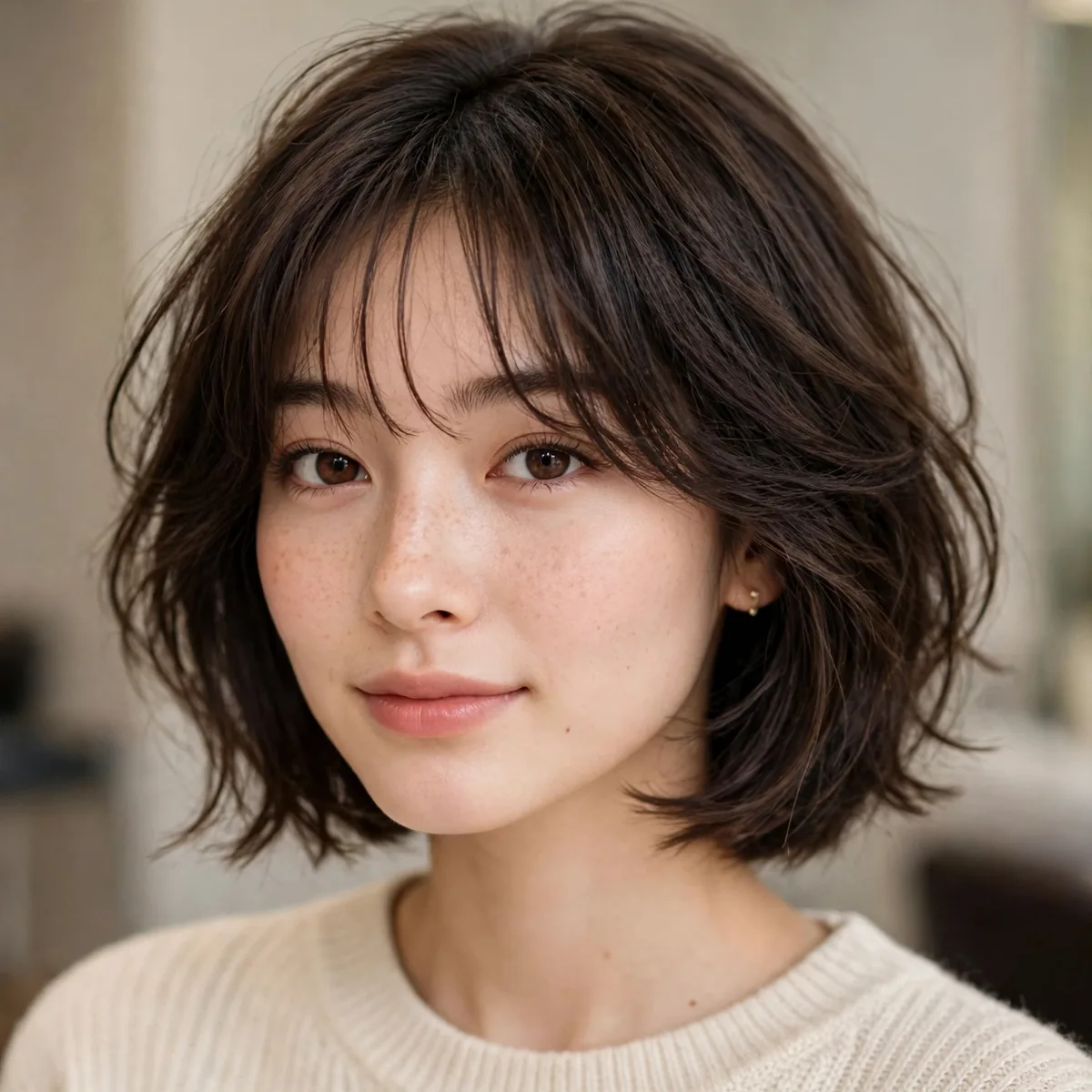 Hush bob haircut with soft volume
