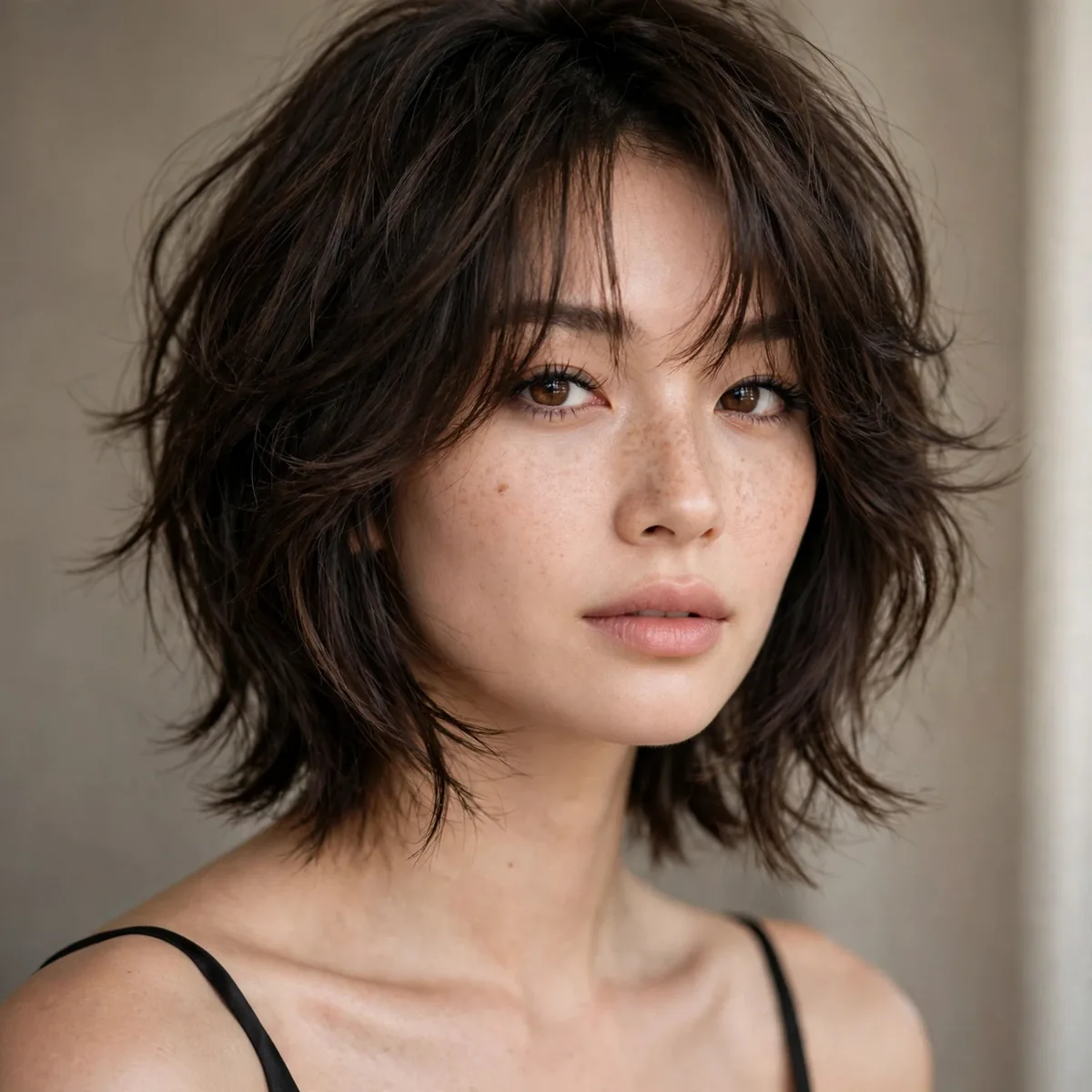 Hush haircut with added texture