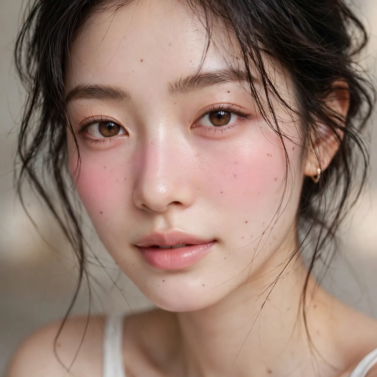 Pink igari blush fresh look