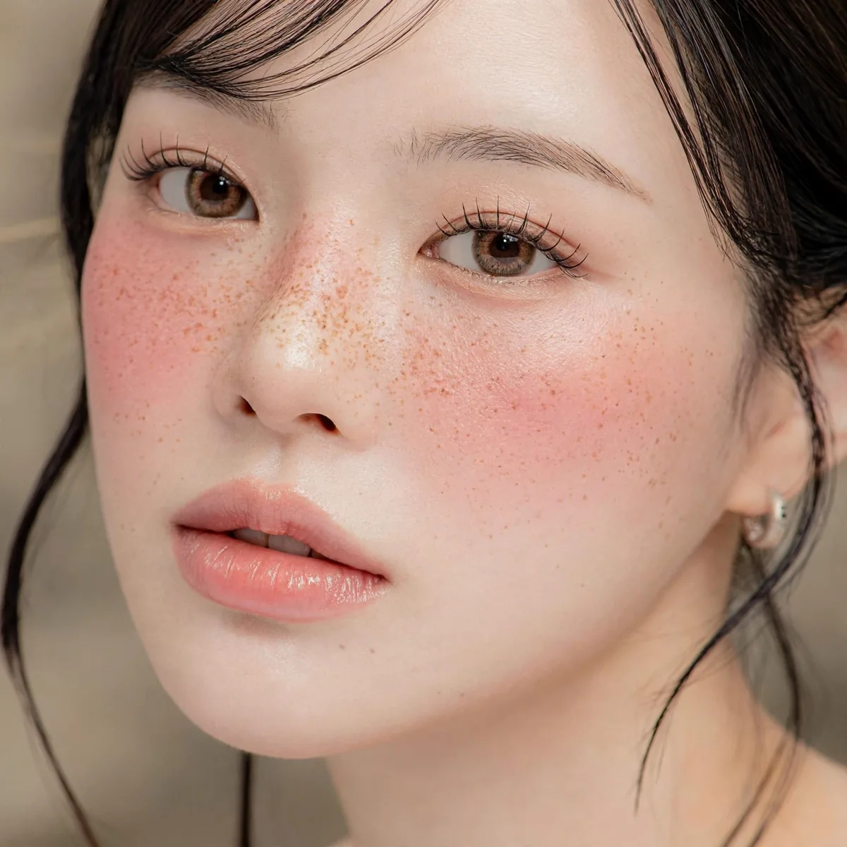 Igari blush with faux freckles