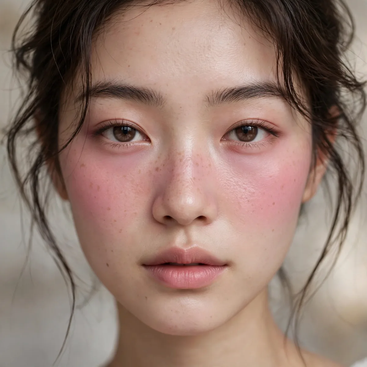 Cool pink igari blush look