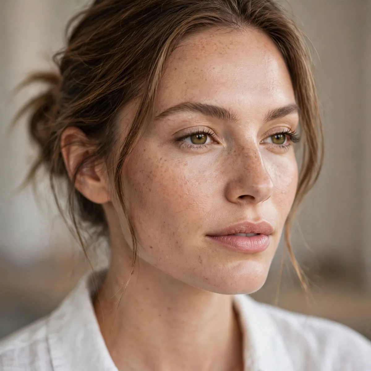 Quick minimalist makeup routine for morning interview