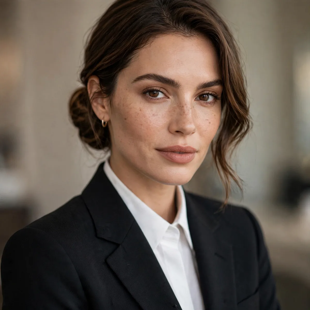 Classic tailored suit for interview