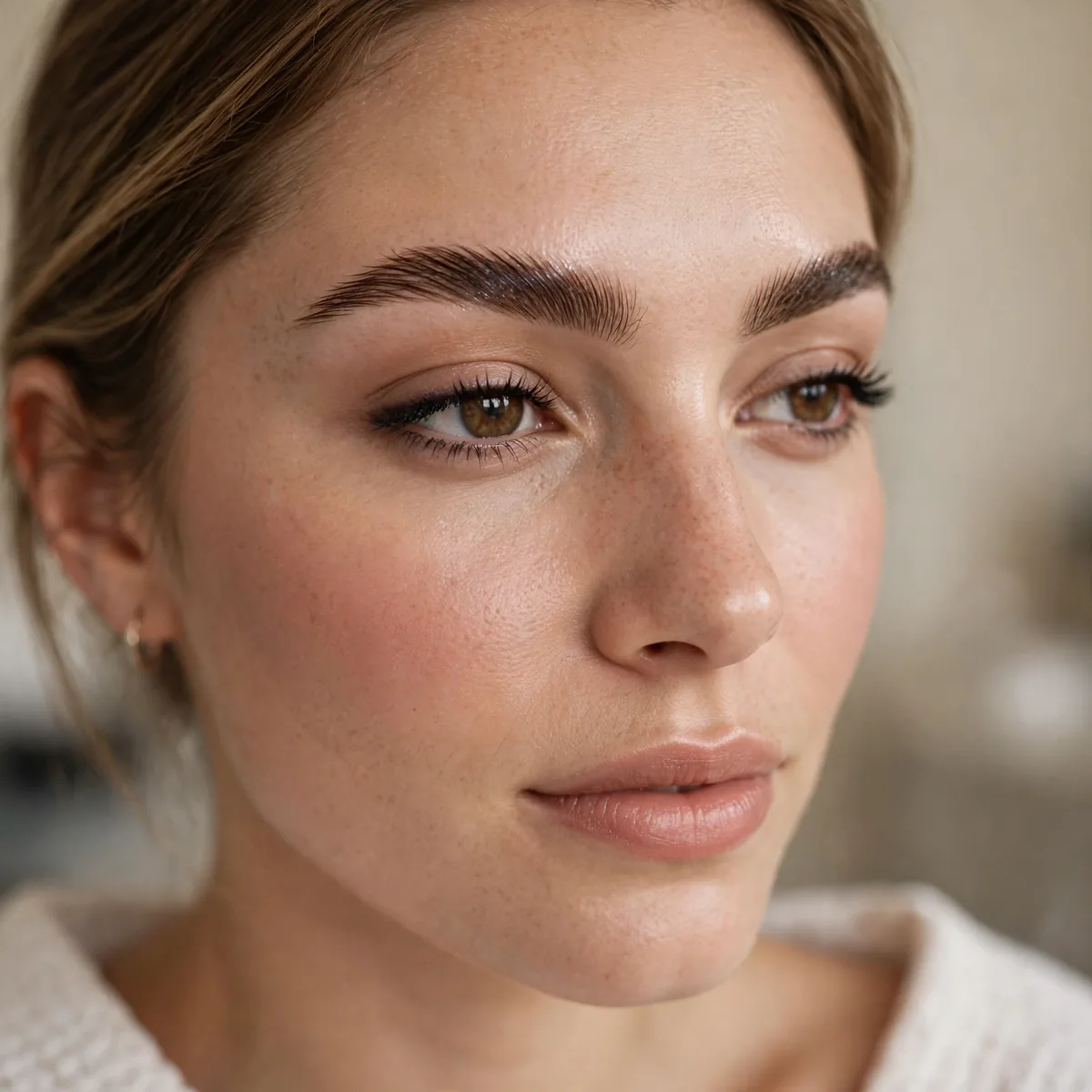 Maintaining laminated brows daily