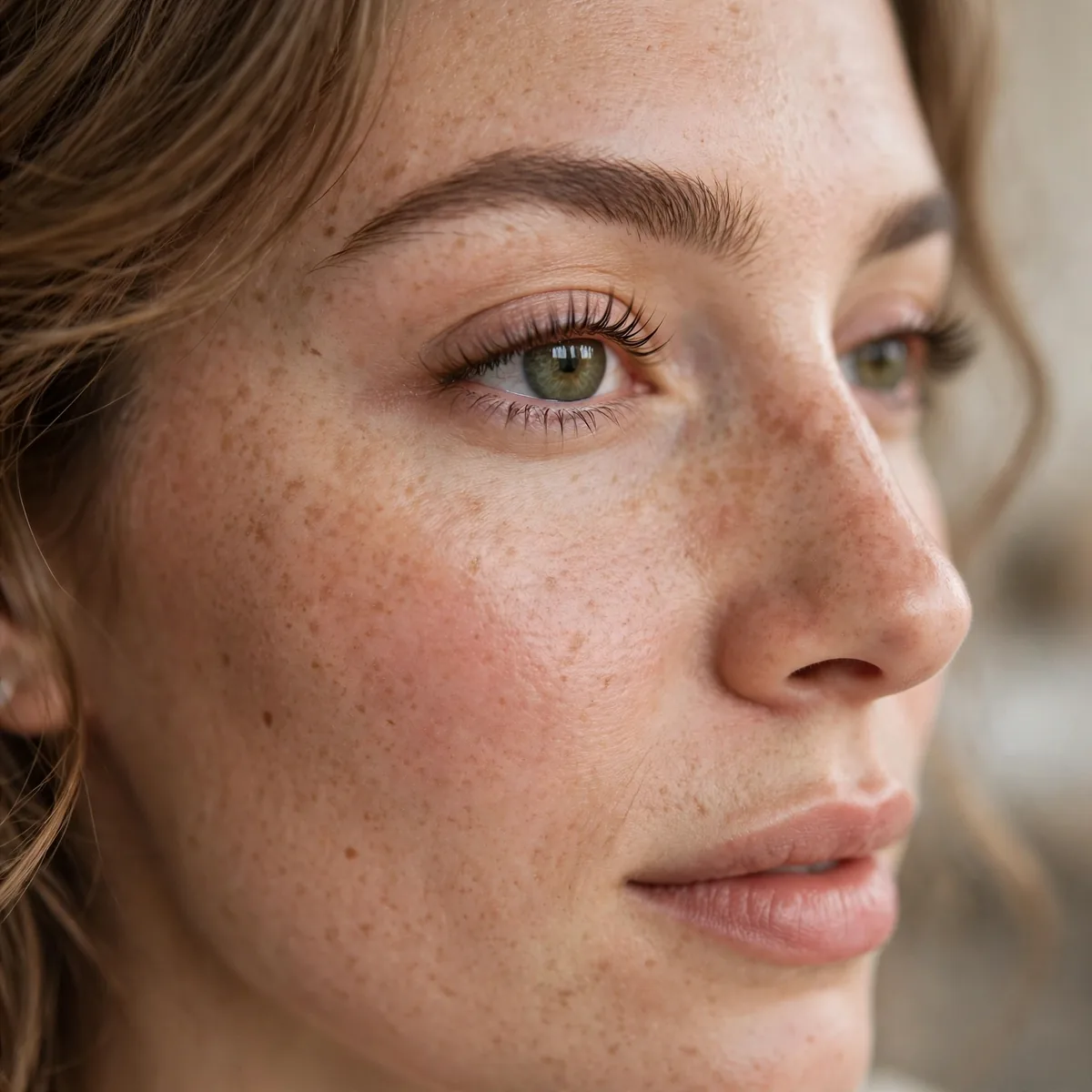 Natural look lash lift results