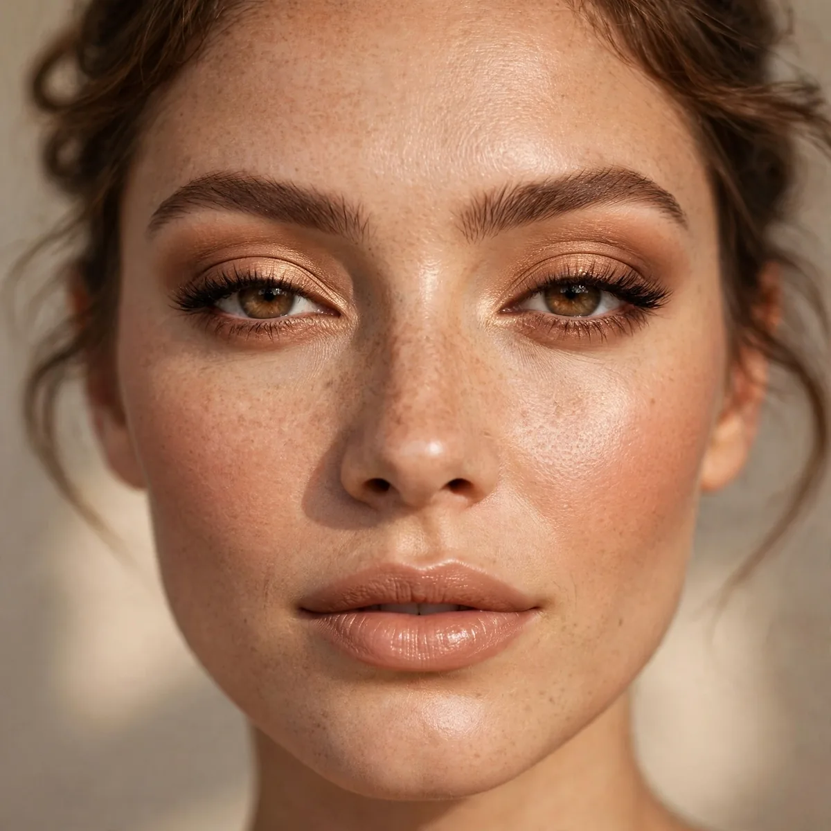 Warm nude eyeshadow palette latte