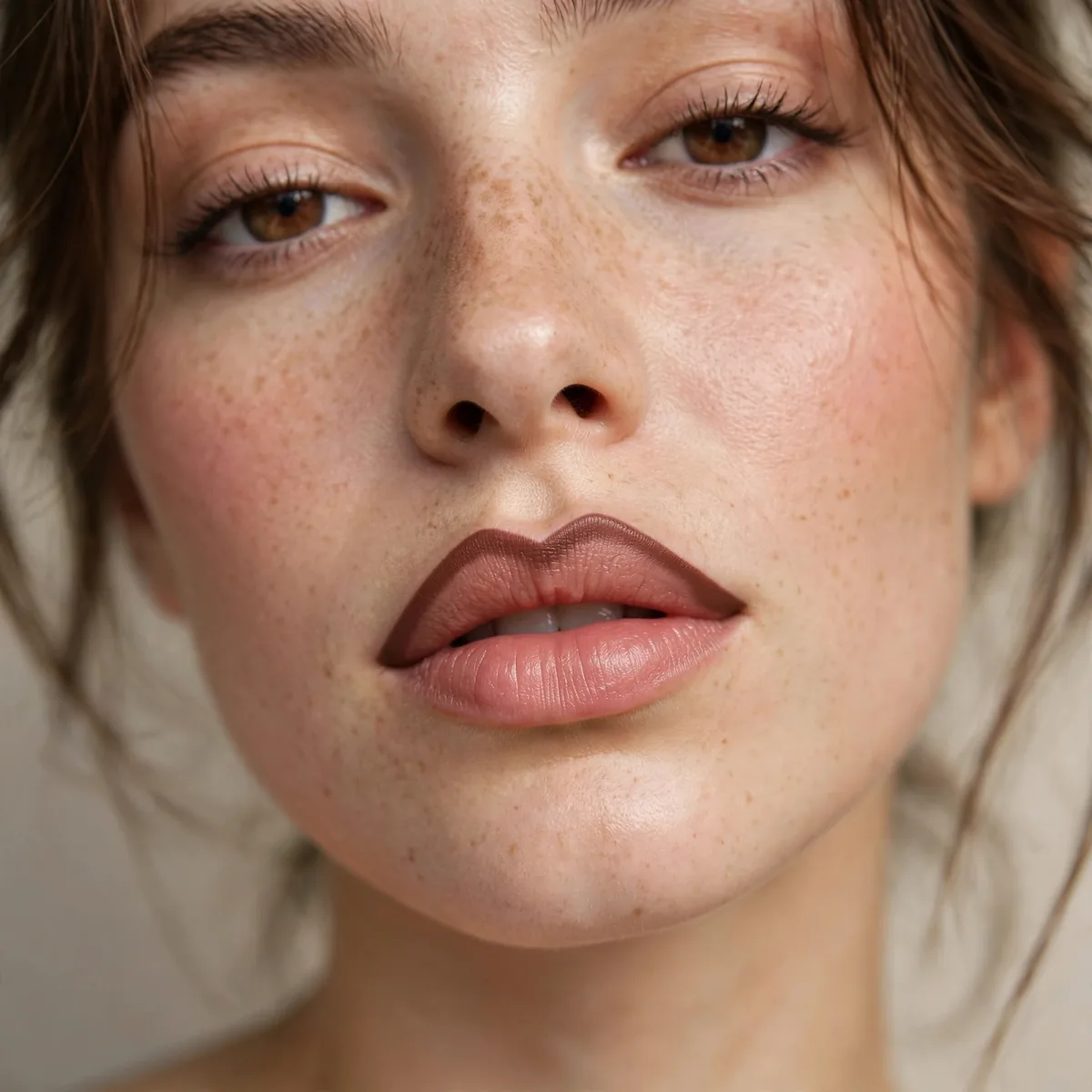 Emphasized cupidβs bow liner