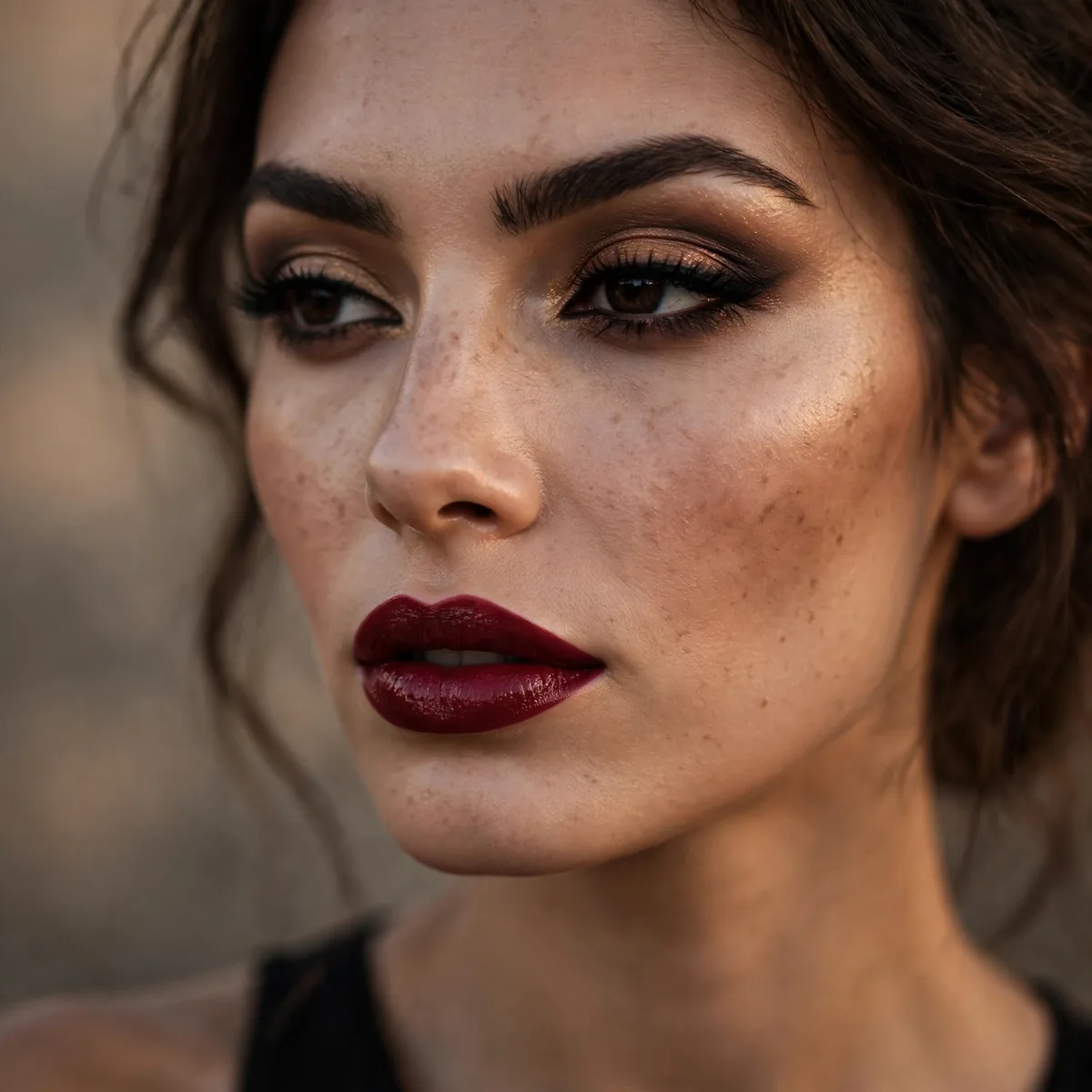 Evening lipstick drama