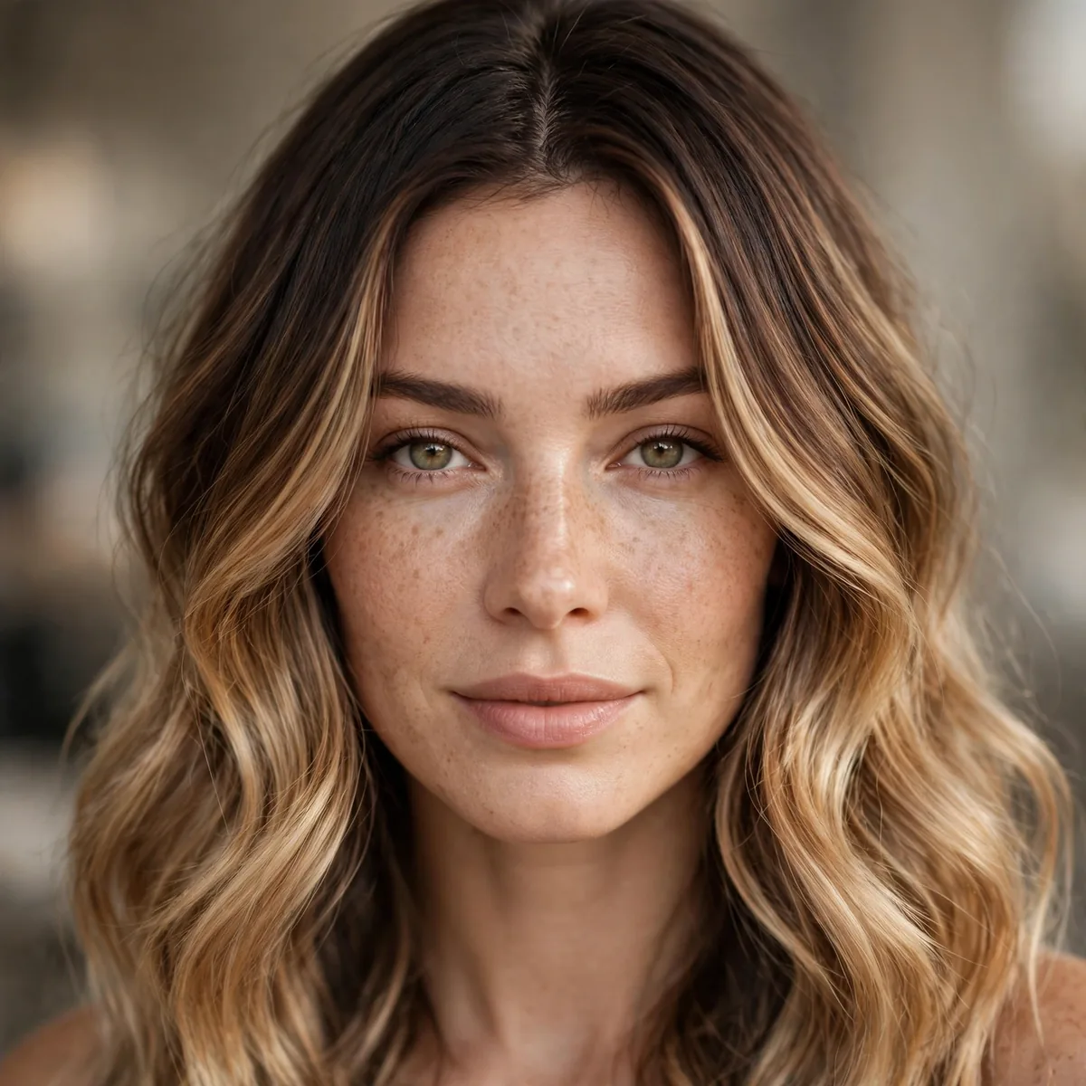 Seamless root melt hair color
