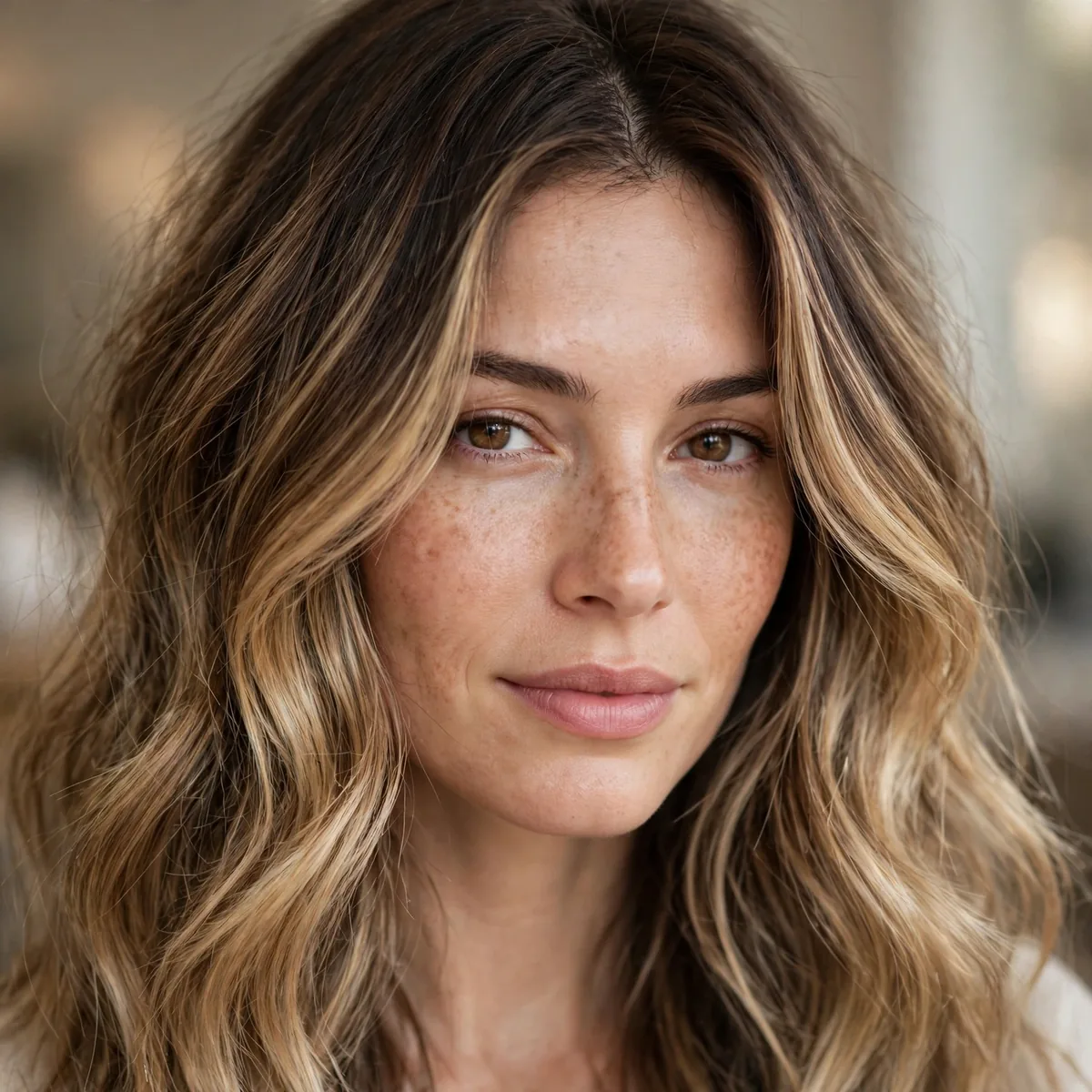 Beautifully grown-out balayage