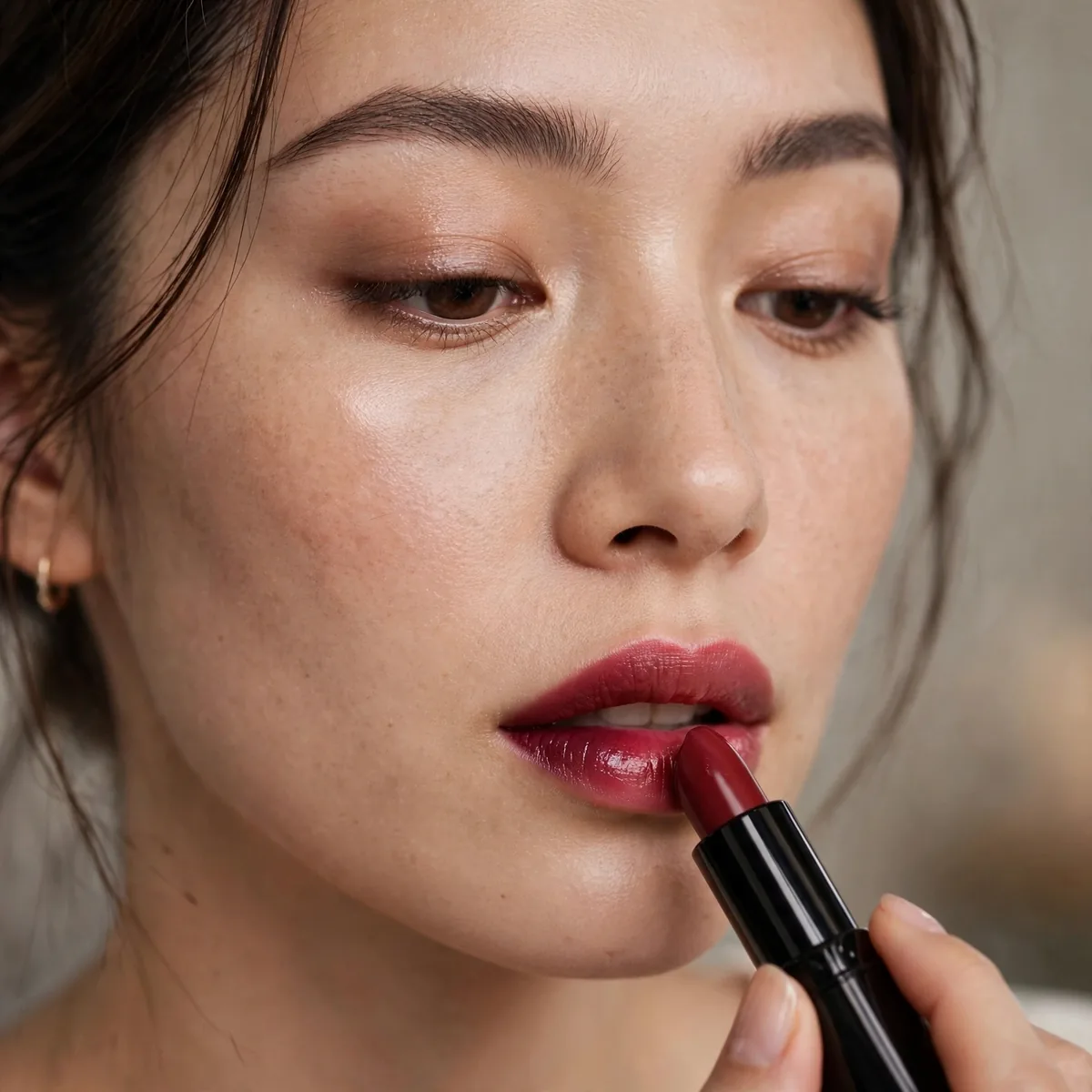 Night out lipstick layering routine