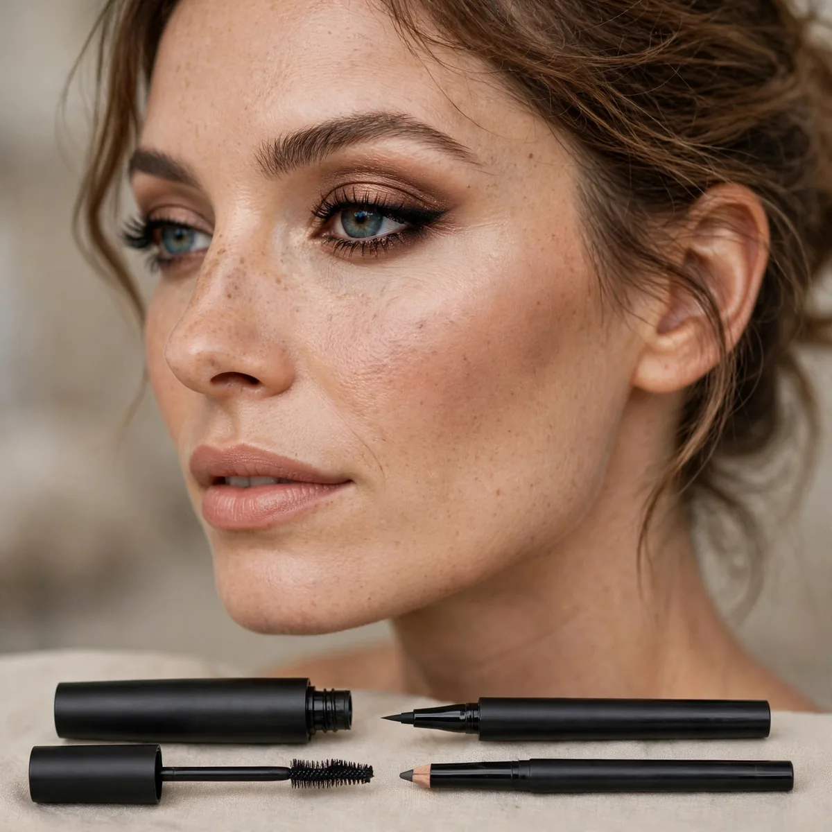 Waterproof eye products for long wear