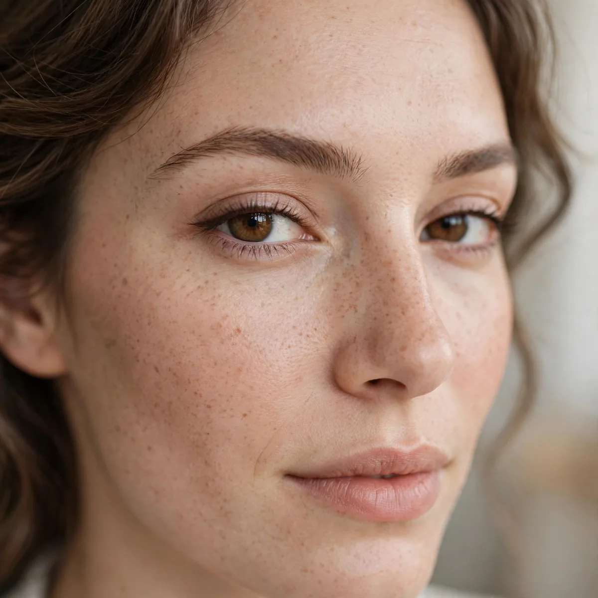 Subtle tightlined eye makeup