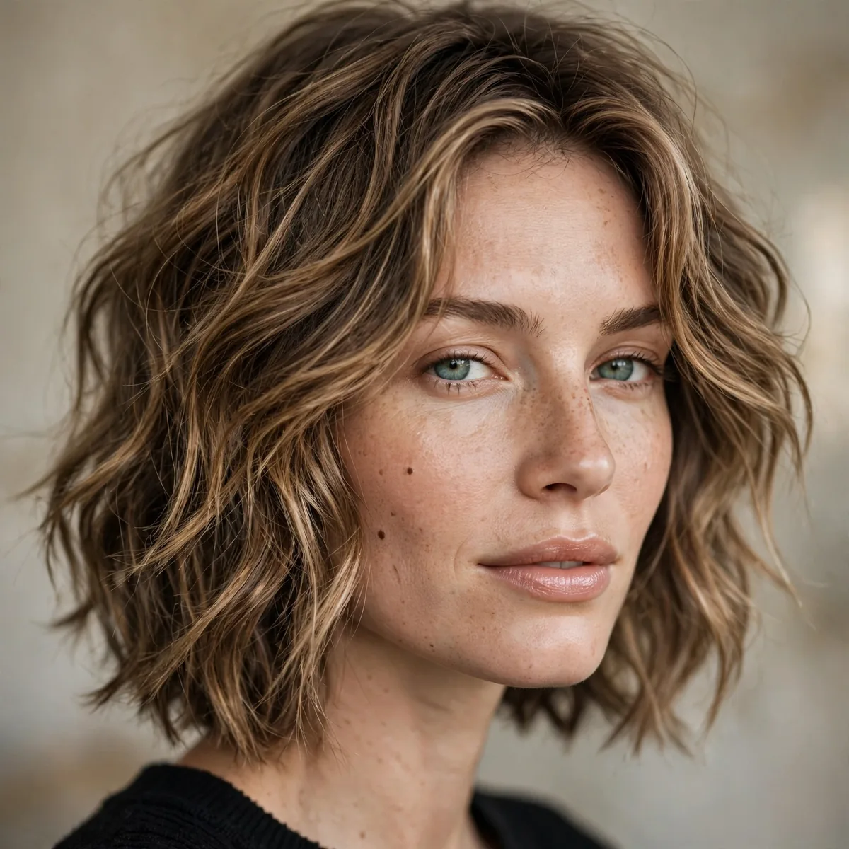 Textured lob low maintenance